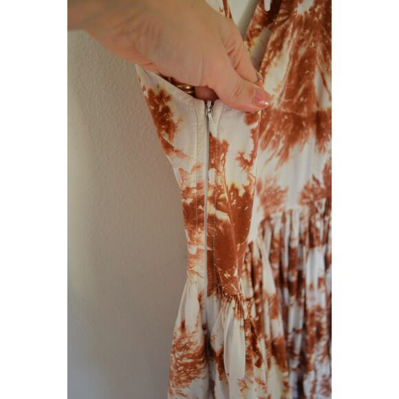 Anthropologie S/W/F V-Neck Maxi Dress Size Medium - Picture 12 of 14